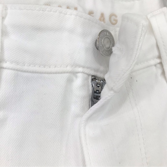 American Eagle Next Level Stretch White Super High Rise Cotton Denim Jegging NEW - Picture 13 of 16